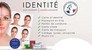 Photo identité ANTS ,Passeport Visa Permis de conduire